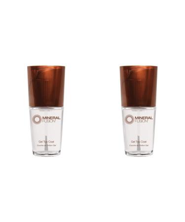 Mineral Fusion Nail Polish Gel Top Coat 0.33 Ounce (Packaging May Vary) (Pack of 2) 0.34 Fl Oz (Pack of 2)