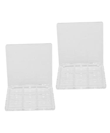 DOITOOL 3pcs Eye Shadow Box Eyeshadow Magnetic Makeup Empty Loose Powder Containers Lipstick Pirate Hat Miss