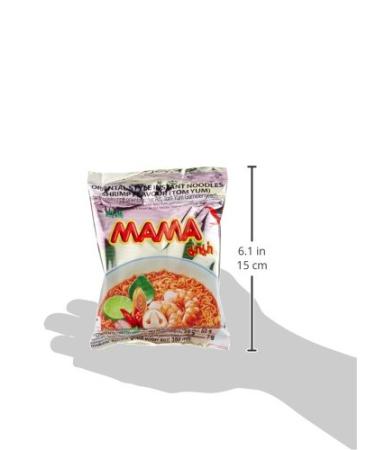 Mama Instant Noodles Tom Yum Shrimp Flavor - Authentic Thai Instant Soup - 24 x 60g Pack - Buy Online on GoSupps.com