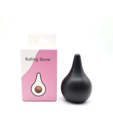 dijuidy Facial Oil Absorbent Roller Rock Grease Control Face Stick Reusable Household Make Up Absorbent Cleansing Remover Black