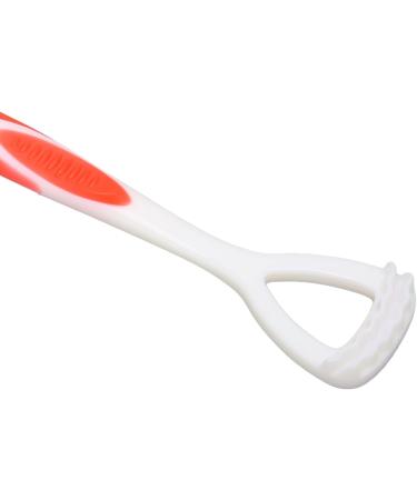 Effective Tongue Scraper & Bad Breath Cleaner - Ergonomic Oral Health Tool - Blue & Red - Buy Online on GoSupps.com