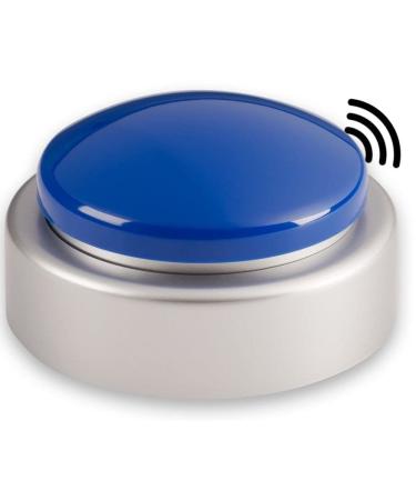 Spanish Jumbo Talking Button Clock - Visually impaired, Blind or Elderly (Blue)