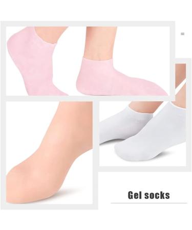 3 Pairs Gel Socks Moisturizing Socks for Women Men Stocking Heel Sleeve Women Foot Lotion Socks Anti- Moisturizing Socks for Women Care Foot Socks Sebs Heel Pad Elasticity Man 16.5x8.5cm - Buy Online on GoSupps.com