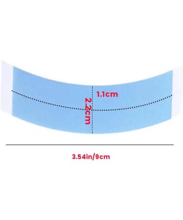 Carriere 108Pc/Lot Fixed Hair Double Tape Wig Adhesive Extended Hair Strip Waterproof for Toupee Lace Wig Film with Slitting Line Easy to Use Fine Workmanship - Buy Online on GoSupps.com