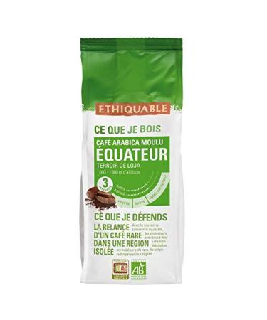 G n rique ETHICABLE Ecuador Ground Coffee 250 g - Intense flavours and velvety body - Certified organic farming - Ethical and responsible - Pack of 3