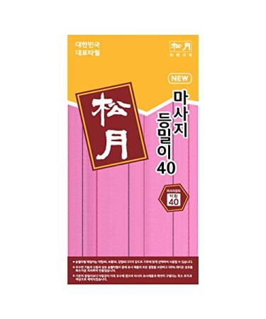 SONGWOL Korean Exfoliating Large Viscos Bath Towel Pink Made in Korea