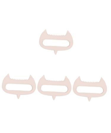 Magiclulu 4 pieces acupuncture massage device Hand massager Multifunctional acupuncture head massage cladding head massage device made of silicone silicone acupuncture massage gel portable brush head
