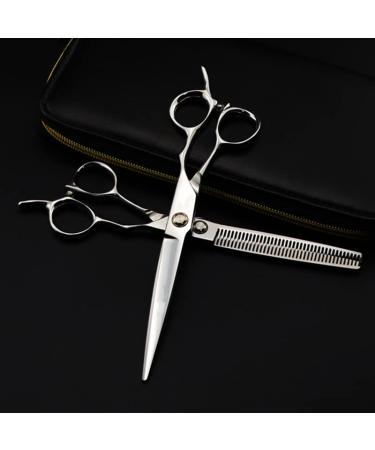 Hair Cutting Scissors 6 Inch Professional JP 440c 9cr13 Steel Bearing Hair Scissors Haircut Thinning Barber Cutting Shears Tools Hairdresser Scissors Set