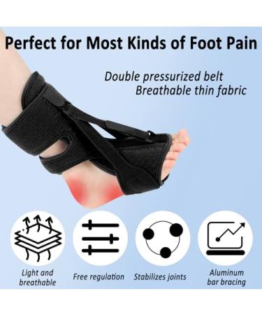 Adjustable Night Splint for Plantar Fasciitis & Achilles Tendonitis | Relief for Ankle Pain & Foot Drop - Buy Online on GoSupps.com
