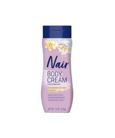 Body Cream Hair Remover Oat Milk & Vanilla Body Hair Removal Cream for Women 7.9 oz (Pack of 1)