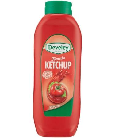  Italian Gourmet E.R. Develey Pack of 8 Gluten-Free Preservative-Free Tomato Ketchup 875 ml + Italian Gourmet Polpa di Pomodoro 400 g - Buy Online on GoSupps.com