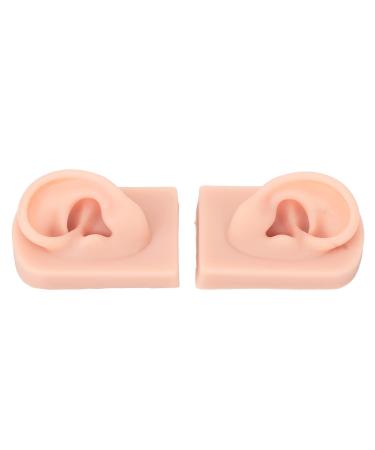 Buy Flexible Piercing Practice Ear Model - 1 Pair Soft Silicone for Doctors & Hospitals (Light Skin Color) - International Shipping Available - Buy Online on GoSupps.com