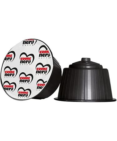  CUORE NERO CAFFE Black Heart Coffee - CRE Dolce Gusto Compatible Capsule with Nescaf Coffee Machines 13G Caffe Dolce Gusto Capsule 130G (Cremino 10 Capsule) - Buy Online on GoSupps.com