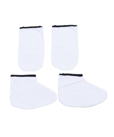 FRCOLOR Hand Treatment Cover Pairs Insulated Moisturizing Work Paraffin Cloth Heat Tanning mitt Hand Mitts Insulation Cotton take a Bath Treatment Gloves