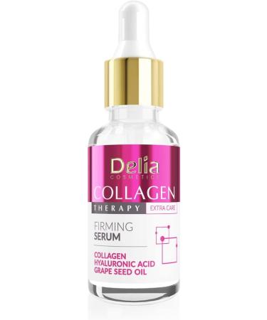 Delia Cosmetics - Collagen Therapy - Firming Serum - Every Skin Type - Hydrating - Smoothing - Collagen - Hyaluronic Acid - Grape Seed Oil - 50 ml - Buy Online on GoSupps.com