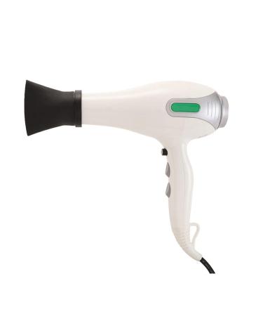 2300W Hair Dryer Professional Salon Hairdryer Powerful AC Motor 3 Heat Settings and 2 Speed Ionic Conditioning to Protect Hair and Increase Shine Fast Drying for Home and Salon Men and Women White