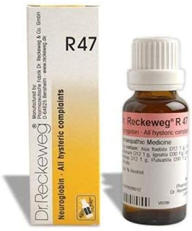 Dr. Reckeweg R47 All Hysteric Complaints Drops 22ml - Effective Homeopathic Remedy for Emotional Health | Fast International Shipping - Buy Online on GoSupps.com