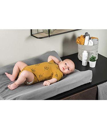 Jollein Changing Mat Cover 50x70 cm - Brick Velvet Storm Grey | International Shipping Available - Buy Online on GoSupps.com