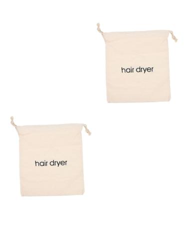 TOVINANNA 2pcs Hair Dryer Supplies Hair Dryer Travel Bag Hotel Hair Dryer Bag Drawstring Bag Hotel Storage Bag Hair Dryer Storage Pouch Hair Dryer Drawstring Pouch Hair Dryer Organizer