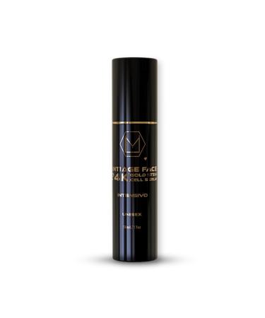 AntiAge Face 24K Gold Stem Cell Serum - 24K Gold Anti-Aging Serum for Face and Neck - Luxury Collagen Boosting Formula with Stem Cells and Hydrating Ingredients - Cruelty-Free and Made in the USA