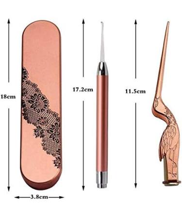 Stainless Steel LED Ear Wax Picker - Luminous Ear Wax Remover Tool - Buy Online on GoSupps.com