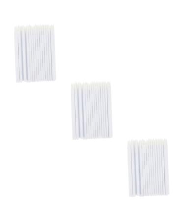 FOMIYES 300 Pcs Disposable Eyeliner Brush Liquid Eyeliner Eye Liner Applicator Cosmetic Eye Brush Thin Line 9x6.5cmx3pcs Whitex3pcs