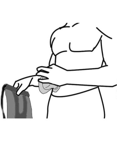 Ostomy Shower Guard - Sizes S-XL & Custom 34-46 Inch - Pack of 1 - Buy Online on GoSupps.com