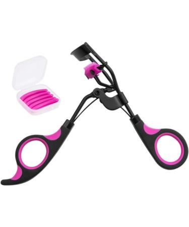 Eyelash Curlers with Comb Stainless Steel Lash Curler Quick Eye Makeup Accessory with 5 Replacement Refills for Women Girl - Buy Online on GoSupps.com