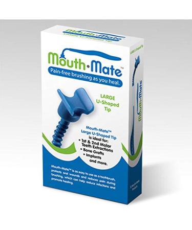 Mouth-Mate Small U-Shape Oral Hygiene Tool | Comfortable Tooth Brushing Aid with Bendable Handle - Improve Oral Care - Buy Online on GoSupps.com
