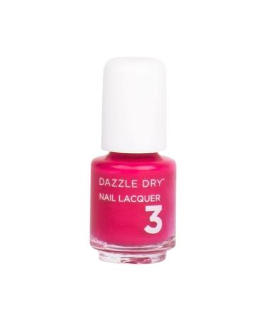Dazzle Dry Nail Mini Lacquer (Step 3) - The Duchess - A full coverage bright strawberry pink. Full coverage cream. (0.17 fl oz) - Buy Online on GoSupps.com