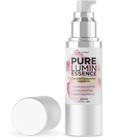 Pure Lumin Essence - Official PureLumin Essence Advanced Natural Liquid Hydrating Serum For Skin Support PureLuminEssence Premium Supporting For Healthy Skin Reviews 1 Bottle For 1 Month
