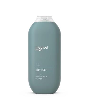 Method Men Body Wash Sea + Surf Paraben and Phthalate Free 18 fl oz (Pack of 1) Sea + Surf 18 Fl Oz (Pack of 1)