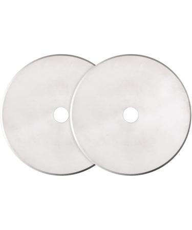 Fiskars 60mm Titanium Rotary Blades - 2 Pack, Silver - Buy Online on GoSupps.com
