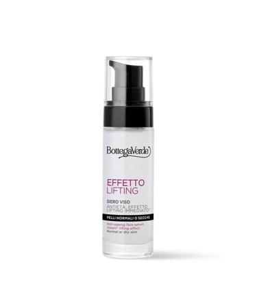Bottega Verde Bottega Verde Lifting Effect - Anti-eta Face Serum Immediate Lifting Effect* with Hyaluronic Acid and Lotus Flower Extract (30ml) - Normal or Dry Skin