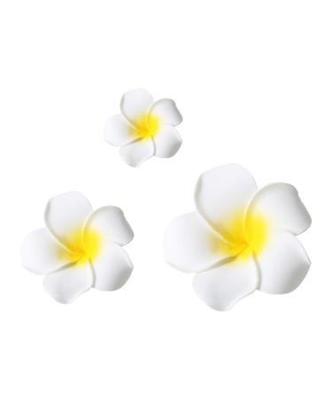 hgnxa Realistic Plumeria Flower Hairpin Elegant Wedding Hairclip Sweet Duckbill Clip Side Pin Nonslip Barrettes for Hair Shape