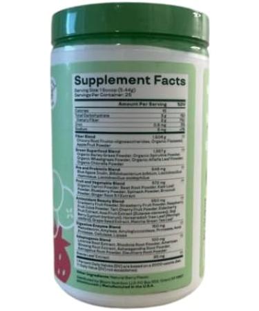 Bloom Nutrition Berry Greens Superfoods Powder - 25 Servings 4.8 oz - Buy Online on GoSupps.com