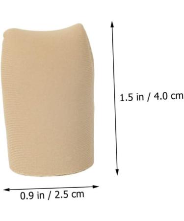 Lurrose 2pcs Silicone Toe Guards & Spacers Set | Toe Sleeves & Caps for Toe Protection | Breathable & Elastic | 2.5x4cm - Buy Online on GoSupps.com