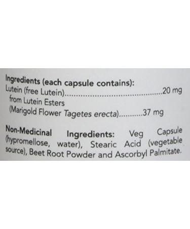 Now Foods Lutein 20mg (from Lutein Esters) 90vcap - Buy Online on GoSupps.com
