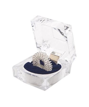 Chi -Enterprise - Premium massage ring for the finger |Anti -stress ring |Acupressure Ring - Anxiety Ring |Contents: 1x anti -stress ring (silver/large) with box 1x ring in box (silver large) silver - Buy Online on GoSupps.com