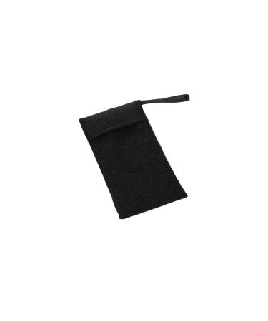 Mesh Soap Bag Bath Shower Mesh Foaming Net Soap Sack Bags with Drawstring Mesh Soap Pouch(Black)