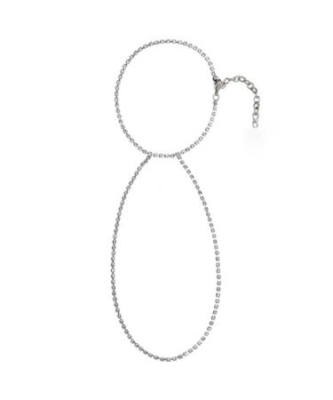 Crystal Rhinestone High Heel Anklet Bracelet - Bridal Wedding Foot Jewelry - Buy Online on GoSupps.com
