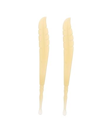 HAKIDZEL 2pcs Soft Ergonomic Earwax Cleaner Gentle Tip for Safe Ear Cleaning Portable for Adults and Boys and Girls