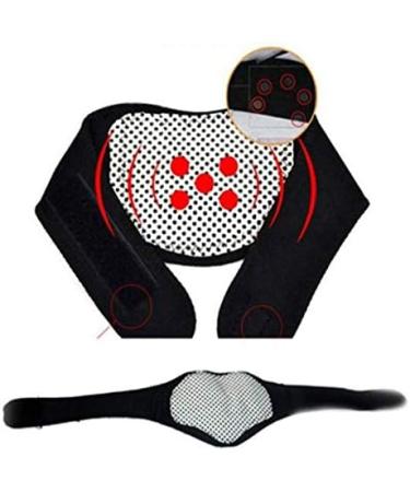 Greatangle-UK Neck Strap - Tourmaline Self-Heating Magnetic Therapy Neck Brace | Pain Relief Cervical Support Bandage - Buy Online on GoSupps.com