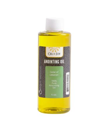 4oz Cedars of Lebanon Anointing Oil Spiritual Oil with Strong Woodsy Scent Durable Glass Bottle for Altar Use Church Services and Personal Prayer Symbolizes Strength and Divine Protection