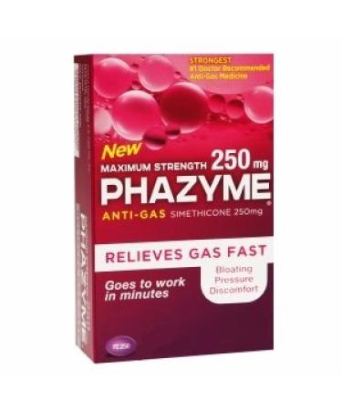 Phazyme - Maximum Strength Phazyme 250mg Anti Gas 12 Softgel (Pack of 6)