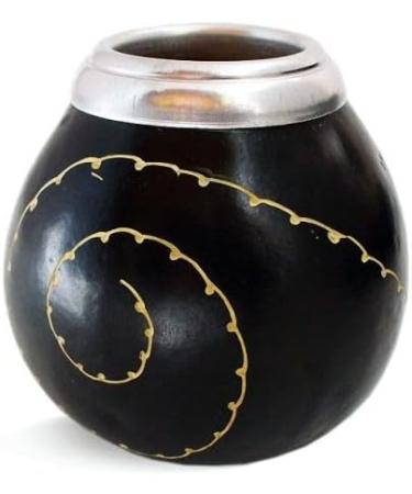 Gaucho Cebar Set for Yerba Mate Tea - Natural Calf Pumpkin Cup Stainless Steel Straw Brush & Cork Pad - Buy Online on GoSupps.com