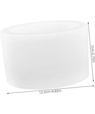 Operitacx 2 Pcs Silicone Mold Candle Molds Crystal Pen Holder Mold Makeup Tray Flower Pot Mold Flowerpot Plant Whitex2pcs 12.3X12.3cmx2pcs - Buy Online on GoSupps.com