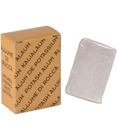 MAUQI Potassium Alum Stone 100g Natural Crystal for Face Body Hygiene After Shaving and Hair Removal - Buy Online on GoSupps.com