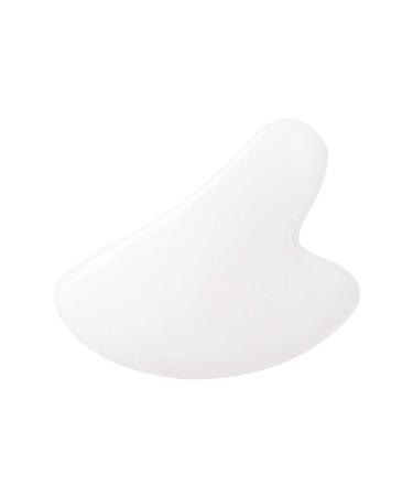 Face Massage Tool Heart Shape Sha Facial Body Massage Relaxation Board Skin Care Scraping Tool for Face Treatment and Skin Care at Home White