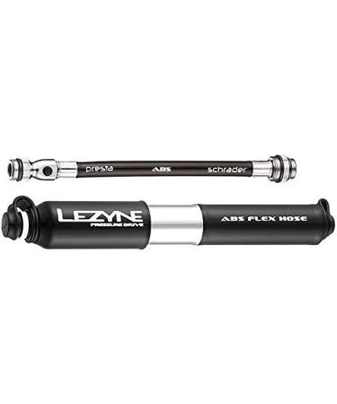 Lezyne Pressure Drive HP Bicycle Hand Pump - 120psi | Presta & Schrader Valve | High Pressure Small Black - Buy Online on GoSupps.com